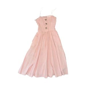 Baby Pink Vintage Dress